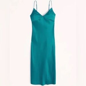 Abercrombie and Fitch Teal Midi Dress